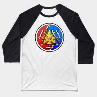 Filipino Martial Arts Logo (Yin-Yang style) Baseball T-Shirt